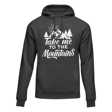 Hiking Take Me To The Mountains Adult Fleece Hooded Sweatshirt